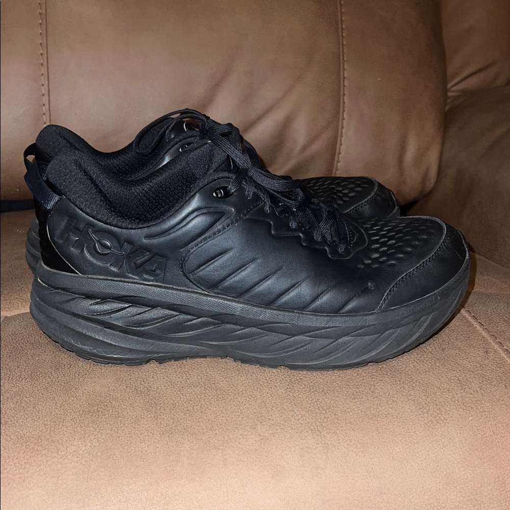 Hokas Men's Black Cushion Running Shoes